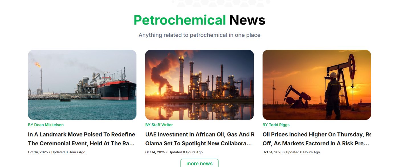 Petrochemical news feed