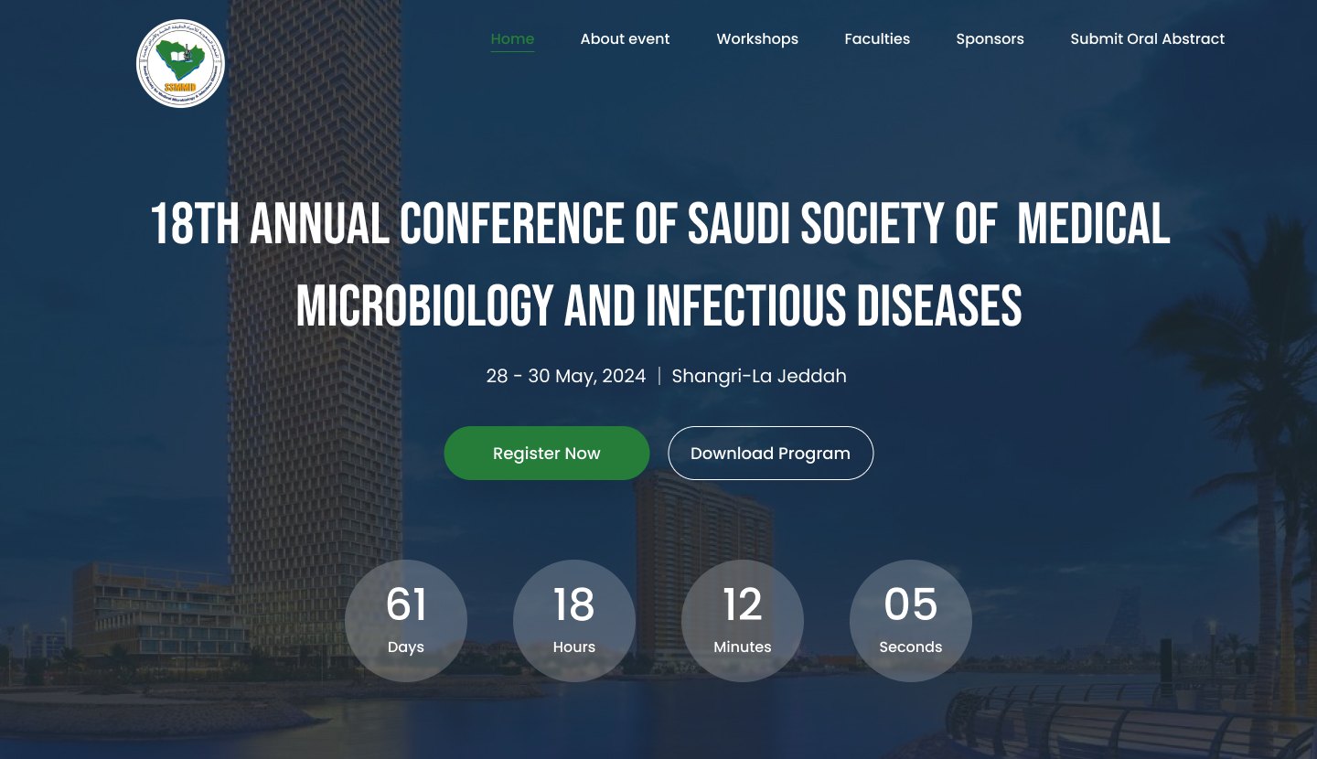 Conference website built by DGYTOS